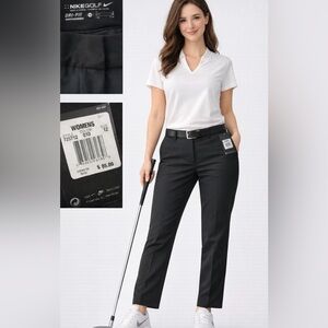 Nike Golf Dri-FIT Women’s Black Cropped Pants Size 12 NWT